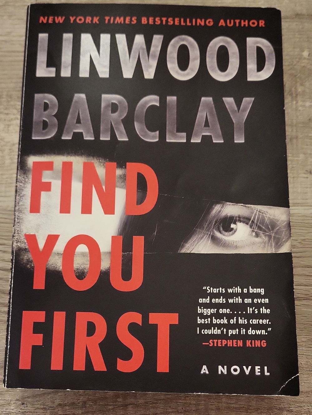 3/$18! Linwood Barclay "Find You First" Paperback Novel